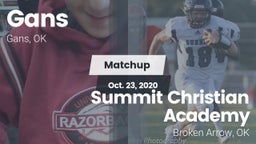 Matchup: Gans  vs. Summit Christian Academy  2020