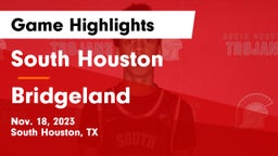 South Houston  vs Bridgeland  Game Highlights - Nov. 18, 2023