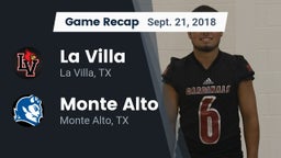 Recap: La Villa  vs. Monte Alto  2018