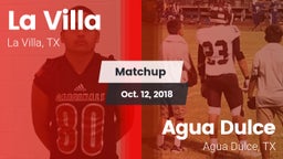 Matchup: La Villa  vs. Agua Dulce  2018