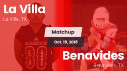 Matchup: La Villa  vs. Benavides  2018