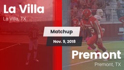 Matchup: La Villa  vs. Premont  2018