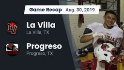 Recap: La Villa  vs. Progreso  2019