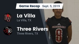 Recap: La Villa  vs. Three Rivers  2019