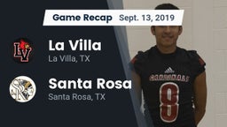 Recap: La Villa  vs. Santa Rosa  2019