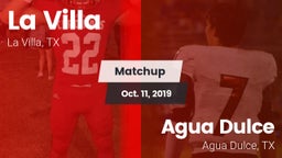 Matchup: La Villa  vs. Agua Dulce  2019