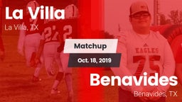 Matchup: La Villa  vs. Benavides  2019