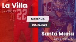 Matchup: La Villa  vs. Santa Maria  2020