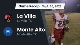 Recap: La Villa  vs. Monte Alto  2022