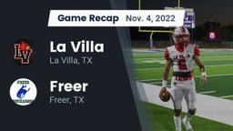 Recap: La Villa  vs. Freer  2022