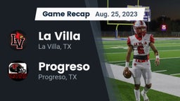 Recap: La Villa  vs. Progreso  2023