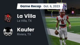 Recap: La Villa  vs. Kaufer  2023
