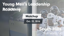 Matchup: Young Men's Leadersh vs. South Hills  2016