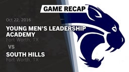 Recap: Young Men's Leadership Academy vs. South Hills  2016