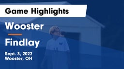 Wooster  vs Findlay  Game Highlights - Sept. 3, 2022