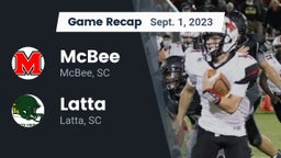 Recap: McBee  vs. Latta  2023