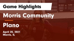 Morris Community  vs Plano  Game Highlights - April 20, 2021