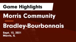 Morris Community  vs Bradley-Bourbonnais  Game Highlights - Sept. 13, 2021