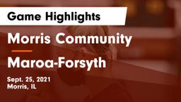 Morris Community  vs Maroa-Forsyth Game Highlights - Sept. 25, 2021