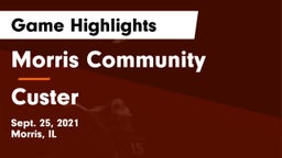 Morris Community  vs Custer Game Highlights - Sept. 25, 2021