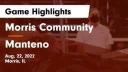 Morris Community  vs Manteno  Game Highlights - Aug. 22, 2022