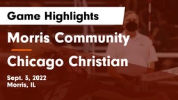 Morris Community  vs Chicago Christian  Game Highlights - Sept. 3, 2022