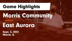 Morris Community  vs East Aurora  Game Highlights - Sept. 3, 2022