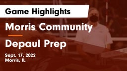 Morris Community  vs Depaul Prep Game Highlights - Sept. 17, 2022