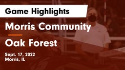 Morris Community  vs Oak Forest  Game Highlights - Sept. 17, 2022