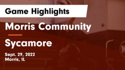 Morris Community  vs Sycamore  Game Highlights - Sept. 29, 2022