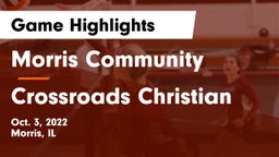 Morris Community  vs Crossroads Christian Game Highlights - Oct. 3, 2022