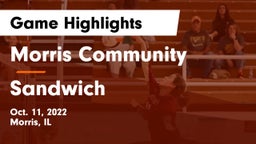 Morris Community  vs Sandwich Game Highlights - Oct. 11, 2022