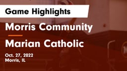 Morris Community  vs Marian Catholic  Game Highlights - Oct. 27, 2022