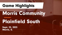 Morris Community  vs Plainfield South Game Highlights - Sept. 25, 2023