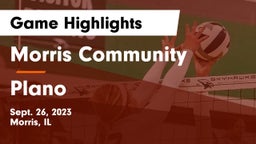 Morris Community  vs Plano  Game Highlights - Sept. 26, 2023