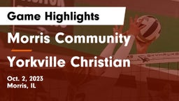 Morris Community  vs Yorkville Christian Game Highlights - Oct. 2, 2023