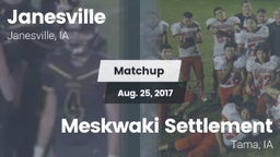 Matchup: Janesville High Scho vs. Meskwaki Settlement  2017