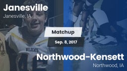 Matchup: Janesville High Scho vs. Northwood-Kensett  2017