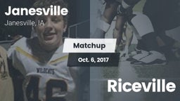 Matchup: Janesville High Scho vs. Riceville 2017