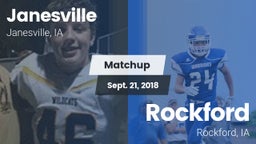 Matchup: Janesville High Scho vs. Rockford  2018