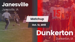 Matchup: Janesville High Scho vs. Dunkerton  2018