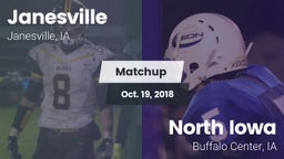 Matchup: Janesville High Scho vs. North Iowa  2018