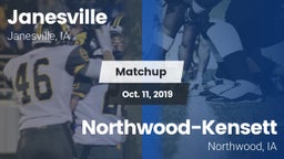 Matchup: Janesville High Scho vs. Northwood-Kensett  2019