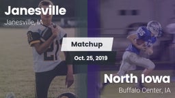 Matchup: Janesville High Scho vs. North Iowa  2019
