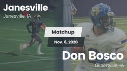 Matchup: Janesville High Scho vs. Don Bosco  2020