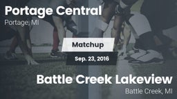 Matchup: Portage Central vs. Battle Creek Lakeview  2016