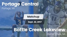 Matchup: Portage Central vs. Battle Creek Lakeview  2017