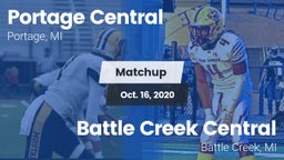 Matchup: Portage Central vs. Battle Creek Central  2020