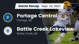Recap: Portage Central  vs. Battle Creek Lakeview  2021