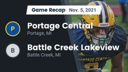 Recap: Portage Central  vs. Battle Creek Lakeview  2021